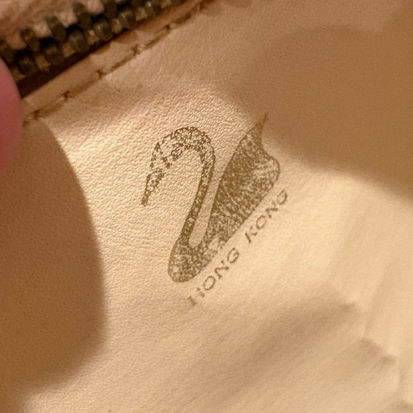 Elegant Vintage Tan and Cream Women's Handbag Great Condition Weave Woven - Picture 7 of 10